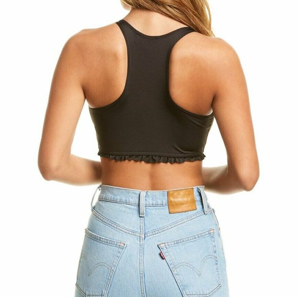 Peyton Valley Tank top Cropped Ruffle S $80 - Picture 2 of 2